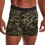Under Armour Men's 3 Pack Charged Cotton Novelty 6 Inch Boxer Short Black/Green